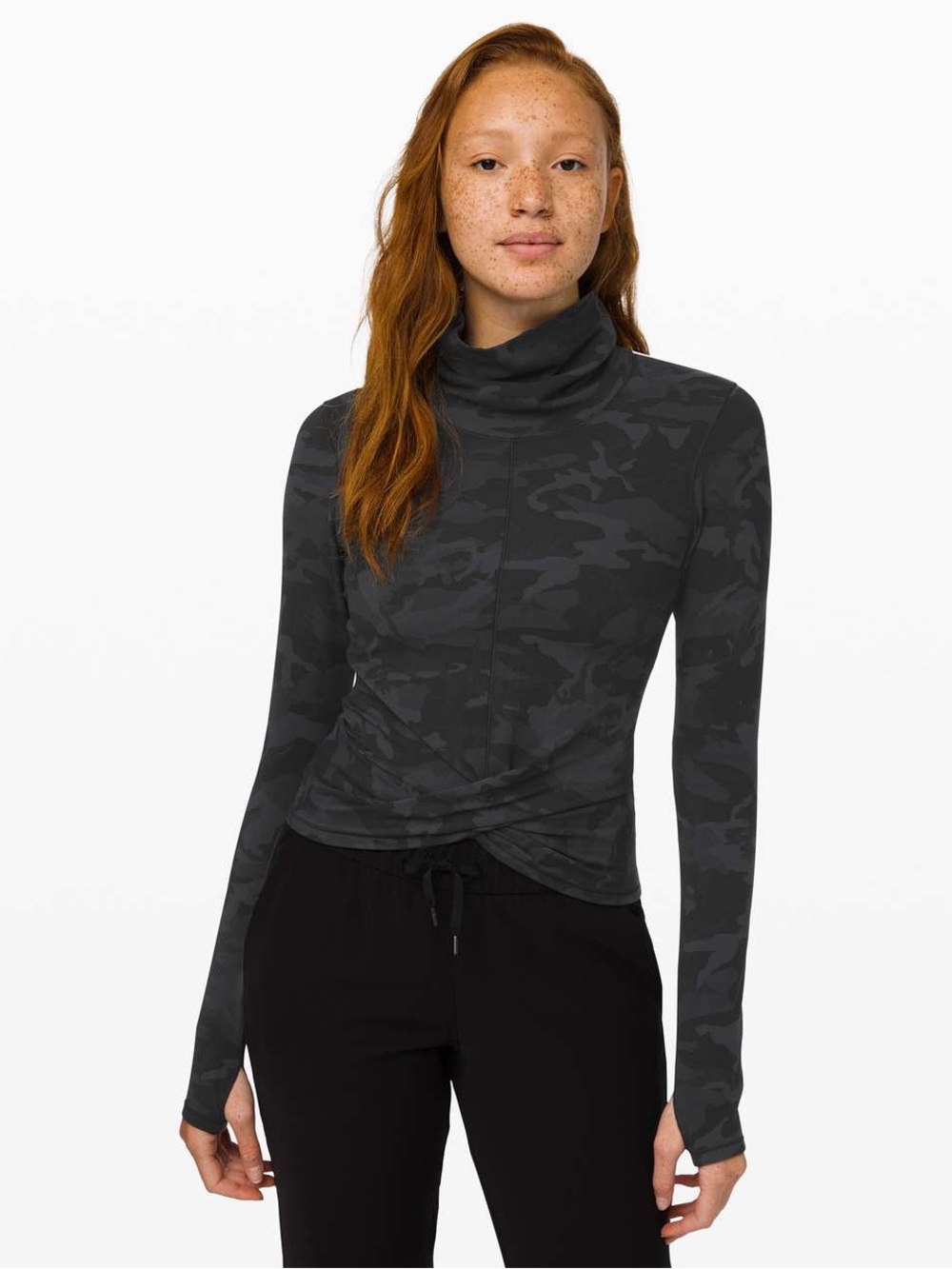 Lululemon Melodic Movement Long Sleeve
Incognito Camo Multi Grey